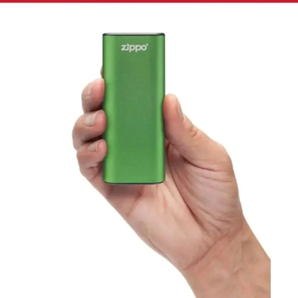 Zippo Green HeatBank 6 Rechargeable Hand Warmer & Power Bank
